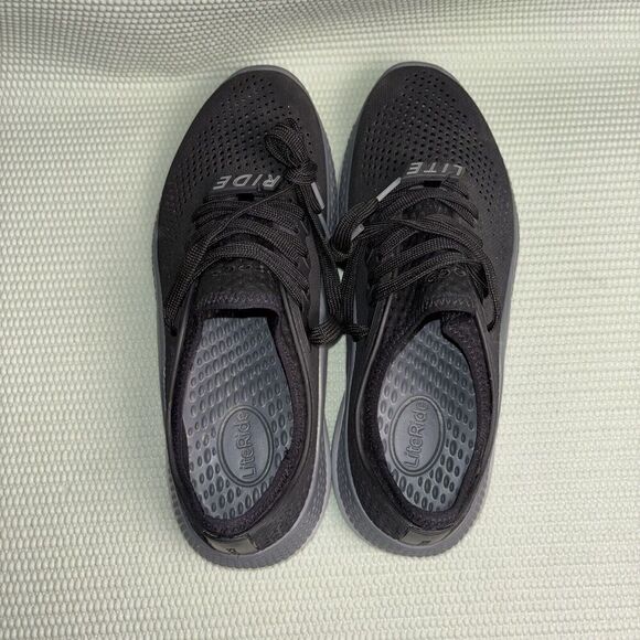 Crocs Literide 360 Pacer Sneakers Women’s Size 8 Lace Up Comfort Water Shoes - Picture 8 of 9